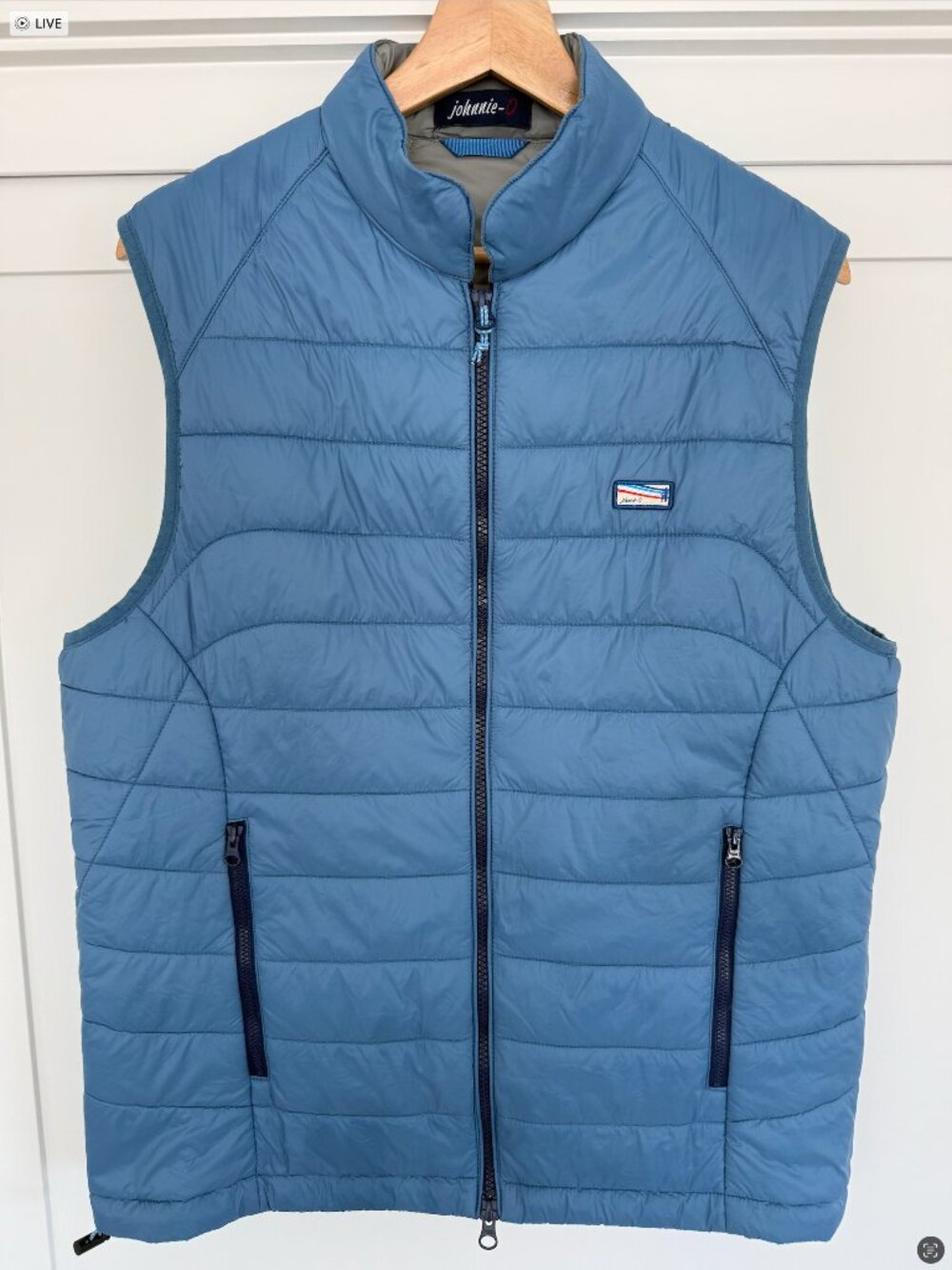 Johnny O Hudson quilted two way vest